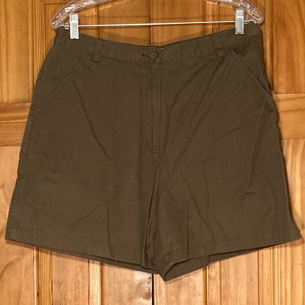 NWOT Crossroads Vintage 80s 90s Carpenter Shorts High Rise Green Size 12